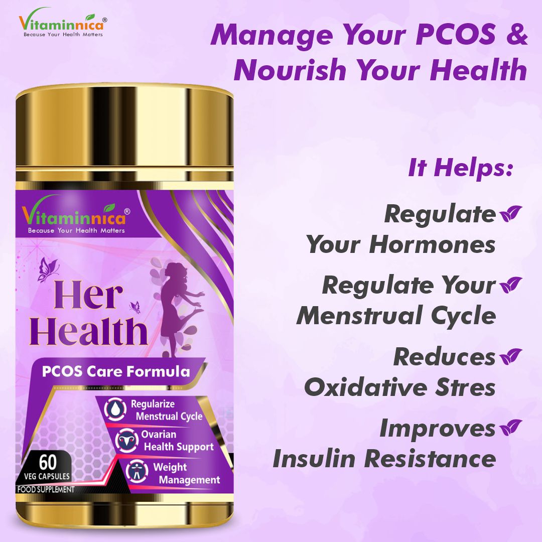 Vitaminnica Her Health PCOS Care- 60 Capsules