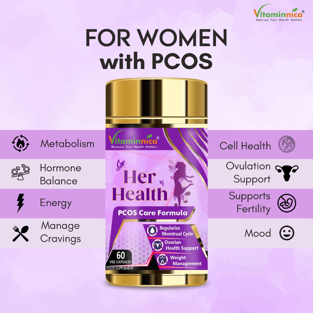 Vitaminnica Her Health PCOS Care- 60 Capsules