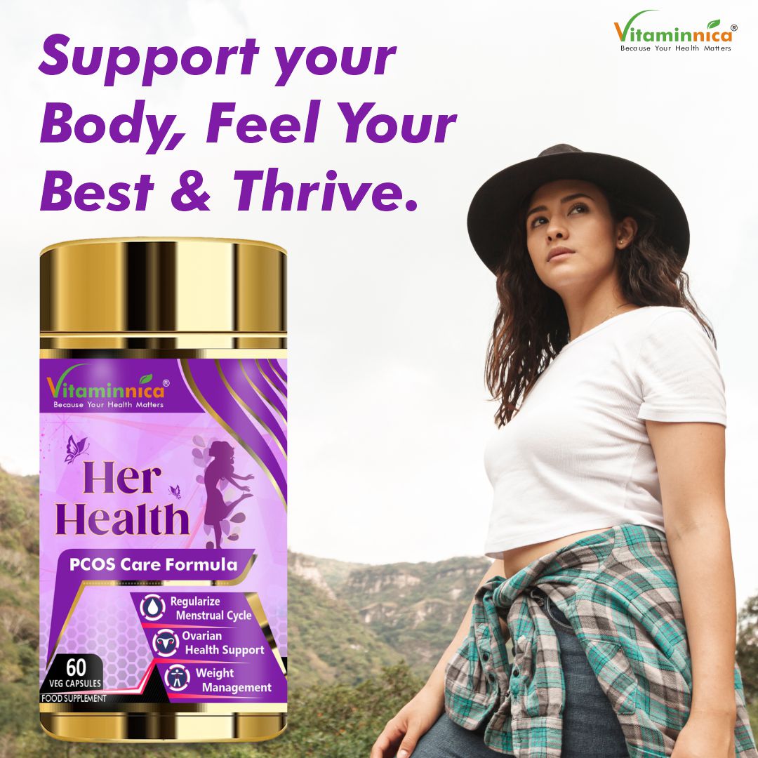 Vitaminnica Her Health PCOS Care- 60 Capsules