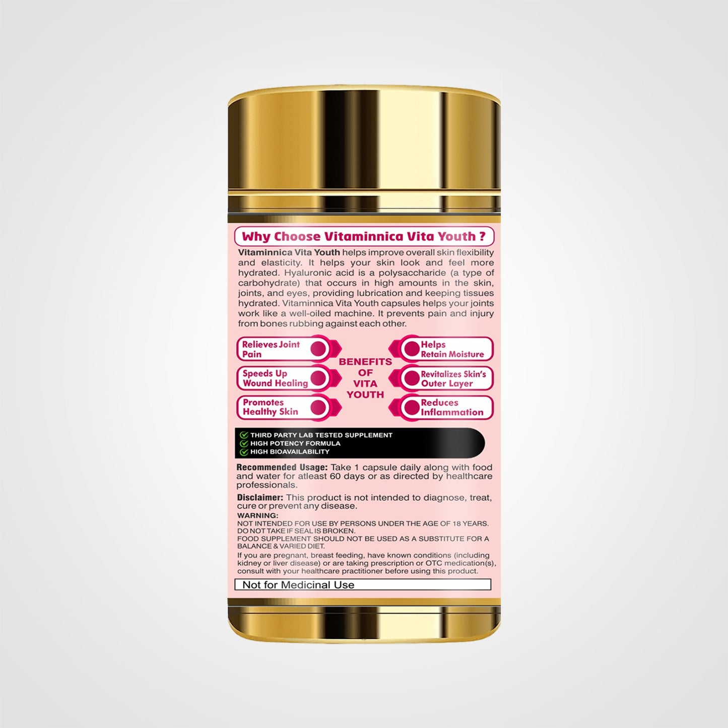 Vitaminnica Vita Youth Natural Beauty Support- 60 Capsules