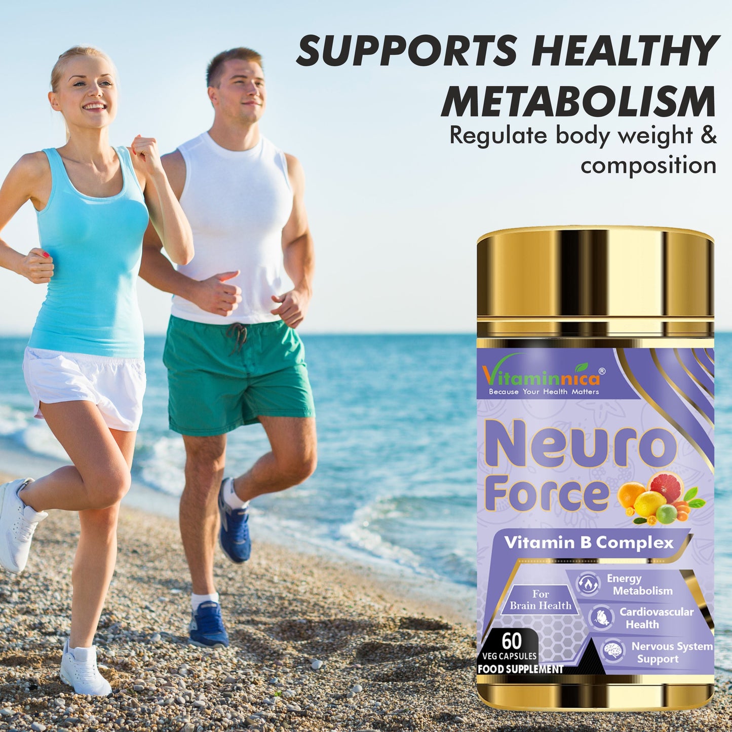 Vitaminnica Neuro Force: Brain Booster-60 Capsules